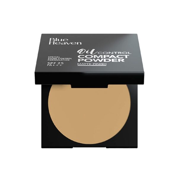 Blue Heaven Oil Control Compact Powder for All Skin types, SPF 25, Matte Finish, Honey 301, 8 gm