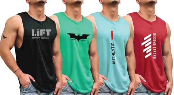 PASITO Pack of 4 Men Vest